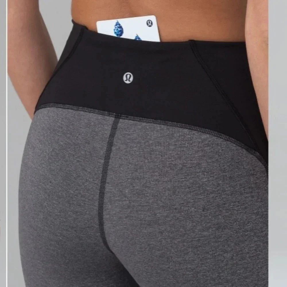 Lululemon Athletica Trains Times Crop 17”‎ Heathered Pant - Picture 5 of 12